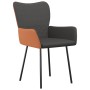 Dining chairs 2 units synthetic leather and dark gray fabric by , dining chairs - Ref: Foro24-344775, Price: 88,99 €, Discoun...