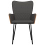 Dining chairs 2 units synthetic leather and dark gray fabric by , dining chairs - Ref: Foro24-344775, Price: 88,99 €, Discoun...