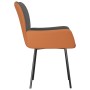 Dining chairs 2 units synthetic leather and dark gray fabric by , dining chairs - Ref: Foro24-344775, Price: 88,99 €, Discoun...