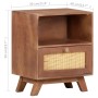 Solid mango wood bedside table 40x30x50 cm by vidaXL, Nightstands - Ref: Foro24-323597, Price: 88,60 €, Discount: %