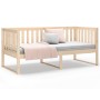 Sofá cama madera maciza de pino 90x190 cm de , Camas y somieres - Ref: Foro24-820881, Precio: 92,98 €, Descuento: %