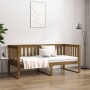 Honey brown solid pine wood sofa bed 90x200 cm by , Beds and slatted bases - Ref: Foro24-820874, Price: 131,70 €, Discount: %