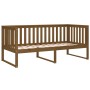 Honey brown solid pine wood sofa bed 90x200 cm by , Beds and slatted bases - Ref: Foro24-820874, Price: 131,70 €, Discount: %