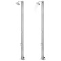 Garden shower with brown base 220 cm stainless steel by , Pool and spa accessories - Ref: Foro24-3070778, Price: 376,78 €, Di...