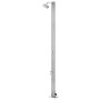 Garden shower with brown base 220 cm stainless steel by , Pool and spa accessories - Ref: Foro24-3070778, Price: 376,78 €, Di...