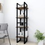 4-tier oak brown wood shelf 40x30x140 cm by , Bookcases and shelves - Ref: Foro24-821305, Price: 67,35 €, Discount: %