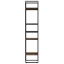 4-tier oak brown wood shelf 40x30x140 cm by , Bookcases and shelves - Ref: Foro24-821305, Price: 55,99 €, Discount: %