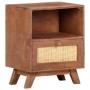 Solid mango wood bedside table 40x30x50 cm by vidaXL, Nightstands - Ref: Foro24-323597, Price: 88,60 €, Discount: %