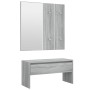 Sonoma Gray Plywood Hallway Furniture Set by , Benches for halls and storage - Ref: Foro24-820479, Price: 81,22 €, Discount: %