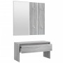 Sonoma Gray Plywood Hallway Furniture Set by , Benches for halls and storage - Ref: Foro24-820479, Price: 81,22 €, Discount: %