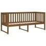 Honey brown solid pine wood sofa bed 80x200 cm by , Beds and slatted bases - Ref: Foro24-820879, Price: 98,88 €, Discount: %