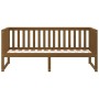 Honey brown solid pine wood sofa bed 80x200 cm by , Beds and slatted bases - Ref: Foro24-820879, Price: 98,88 €, Discount: %