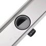 Linear shower drain stainless steel 730x140 mm by vidaXL, Drains - Ref: Foro24-142179, Price: 50,28 €, Discount: %