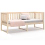 Solid pine wood sofa bed 75x190 cm by , Beds and slatted bases - Ref: Foro24-820891, Price: 108,39 €, Discount: %