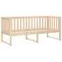 Solid pine wood sofa bed 75x190 cm by , Beds and slatted bases - Ref: Foro24-820891, Price: 108,39 €, Discount: %