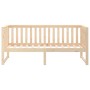 Solid pine wood sofa bed 75x190 cm by , Beds and slatted bases - Ref: Foro24-820891, Price: 108,39 €, Discount: %