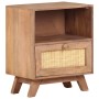 Solid mango wood bedside table 40x30x50 cm by vidaXL, Nightstands - Ref: Foro24-323597, Price: 88,60 €, Discount: %