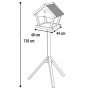 FLAMINGO Bird feeder and support Tjorn light gray 48x44x138 cm by , Bird feeders - Ref: Foro24-444348, Price: 77,68 €, Discou...