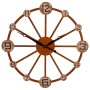 Gifts Amsterdam Wall clock Oliver rusty metal brown 55x5 cm by , Wall clocks - Ref: Foro24-444500, Price: 53,64 €, Discount: %