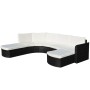 4-piece garden furniture set and black synthetic rattan cushions by , Garden sets - Ref: Foro24-43299, Price: 975,99 €, Disco...