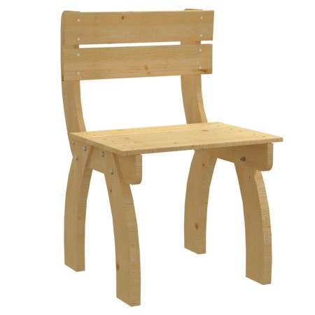 Silla de jardín de madera de pino impregnada de vidaXL, Sillas de jardín - Ref: Foro24-41961, Precio: 104,48 €, Descuento: %