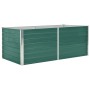 Raised green galvanized steel planter 160x80x45 cm by , Pots and planters - Ref: Foro24-47014, Price: 54,63 €, Discount: %