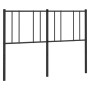 Black metal headboard 150 cm by , Headboards and footboards - Ref: Foro24-352514, Price: 33,11 €, Discount: %