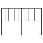 Black metal headboard 150 cm by , Headboards and footboards - Ref: Foro24-352514, Price: 33,11 €, Discount: %