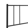 Black metal headboard 150 cm by , Headboards and footboards - Ref: Foro24-352514, Price: 33,11 €, Discount: %