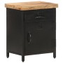 Solid rough mango wood bedside table 40x30x52 cm by vidaXL, Nightstands - Ref: Foro24-320664, Price: 105,84 €, Discount: %