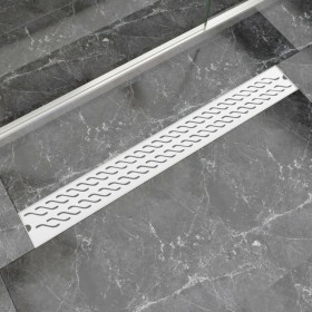 Linear wave shower drain 930x140 mm stainless steel by vidaXL, Drains - Ref: Foro24-142187, Price: 53,99 €, Discount: %