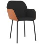 Dining chairs 2 units synthetic leather and black fabric by , dining chairs - Ref: Foro24-344754, Price: 112,20 €, Discount: %