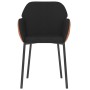 Dining chairs 2 units synthetic leather and black fabric by , dining chairs - Ref: Foro24-344754, Price: 112,20 €, Discount: %