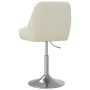 Silla de comedor giratoria tela color crema de , Sillas de comedor - Ref: Foro24-3085129, Precio: 71,55 €, Descuento: %