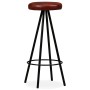 Kitchen bar stools 4 units genuine leather by , Kitchen stools - Ref: Foro24-245444, Price: 221,99 €, Discount: %