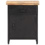 Solid rough mango wood bedside table 40x30x52 cm by vidaXL, Nightstands - Ref: Foro24-320664, Price: 105,84 €, Discount: %