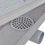 Stainless steel bubble linear shower drain 1030x140 mm by vidaXL, Drains - Ref: Foro24-142194, Price: 53,47 €, Discount: %