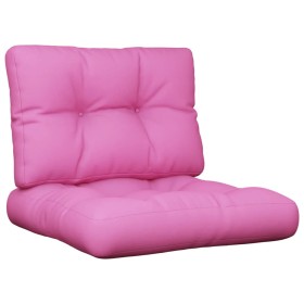 2-teilige Paletten-Sofakissen rosa Stoff von , Kissen für Stühle und Sofas - Ref: Foro24-360687, Preis: 44,99 €, Rabatt: %