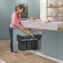 Hailo EcoLine built-in waste bin black 3x10 L by , Garbage cans and trash cans - Ref: Foro24-444925, Price: 111,10 €, Discoun...