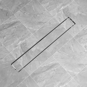 Desagüe lineal de ducha de acero inoxidable 830x140 mm de vidaXL, Desagües - Ref: Foro24-142174, Precio: 57,99 €, Descuento: %