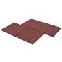 Losetas de goma protección de caídas 24 unidades 50x50x3cm rojo de vidaXL, Suelos y moquetas - Ref: Foro24-276272, Precio: 38...