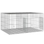 Jaula para conejos 2 paneles hierro galvanizado 110x79x54 cm de , Jaulas y habitáculos para animales pequeños - Ref: Foro24-1...