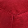 Ruby red cotton velvet pouf 40x40x40 cm by , Ottomans - Ref: Foro24-284029, Price: 67,06 €, Discount: %