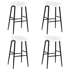 Kitchen stools 4 units white by , Kitchen stools - Ref: Foro24-248168, Price: 203,99 €, Discount: %