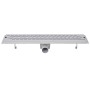 Desagüe de ducha lineal ondulado acero inoxidable 630x140 mm de vidaXL, Desagües - Ref: Foro24-142184, Precio: 40,81 €, Descu...