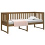 Sofá cama de madera maciza de pino marrón miel 75x190 cm de , Camas y somieres - Ref: Foro24-820894, Precio: 95,81 €, Descuen...