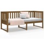 Sofá cama de madera maciza de pino marrón miel 75x190 cm de , Camas y somieres - Ref: Foro24-820894, Precio: 95,81 €, Descuen...