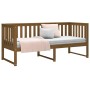 Sofá cama de madera maciza de pino marrón miel 75x190 cm de , Camas y somieres - Ref: Foro24-820894, Precio: 95,81 €, Descuen...