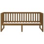 Honey brown solid pine wood sofa bed 75x190 cm by , Beds and slatted bases - Ref: Foro24-820894, Price: 95,81 €, Discount: %