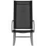 Garden rocking chairs, 2 units, black steel and textilene by vidaXL, Garden chairs - Ref: Foro24-42163, Price: 95,11 €, Disco...